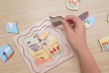 Koala Dream - Wooden Emu 4 layers Life Cycle puzzle