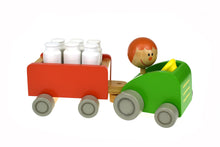 Kaper Kidz - Wooden Milk Bottle Tractor & Bowling set