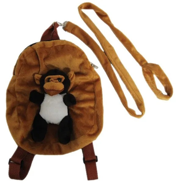 2 in 1 Backpack with Child Leash - Chimp