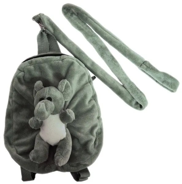 2 in 1 Backpack with Child Leash - Elephant
