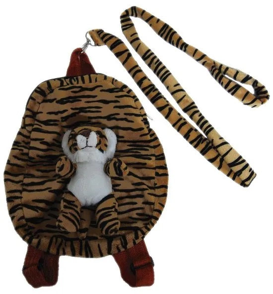 2 in 1 Backpack with Child Leash - Tiger