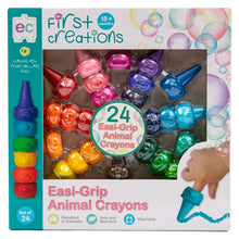 EC - Easi-Grip Animal Crayons Set of 24
