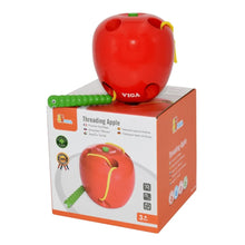 Viga -  Wooden Threading Apple and Caterpillar