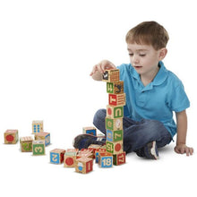 Melissa & Doug - ABC-123 Wooden Blocks (26 pcs)