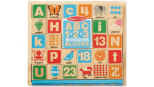 Melissa & Doug - ABC-123 Wooden Blocks (26 pcs)