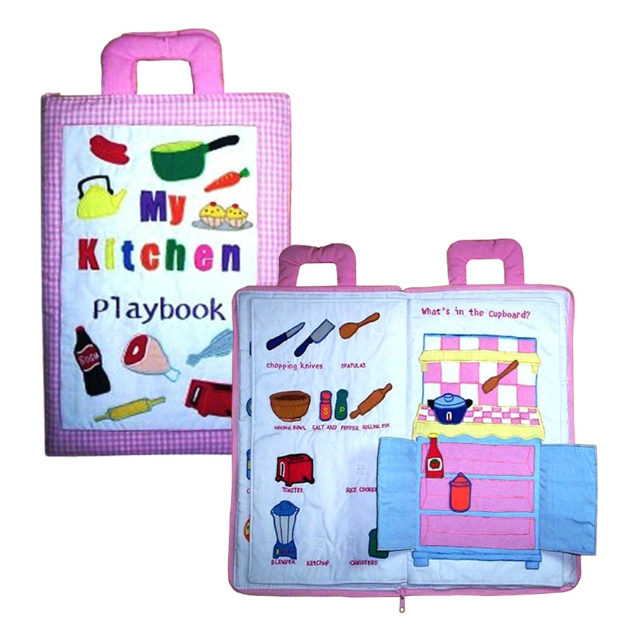 Dyles - My Kitchen Playbook Activity Cloth Book (Pink)