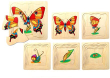 Fun Factory - Wooden Butterfly 5 layers puzzle