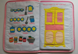 Dyles - My Kitchen Playbook Activity Cloth Book (Pink)