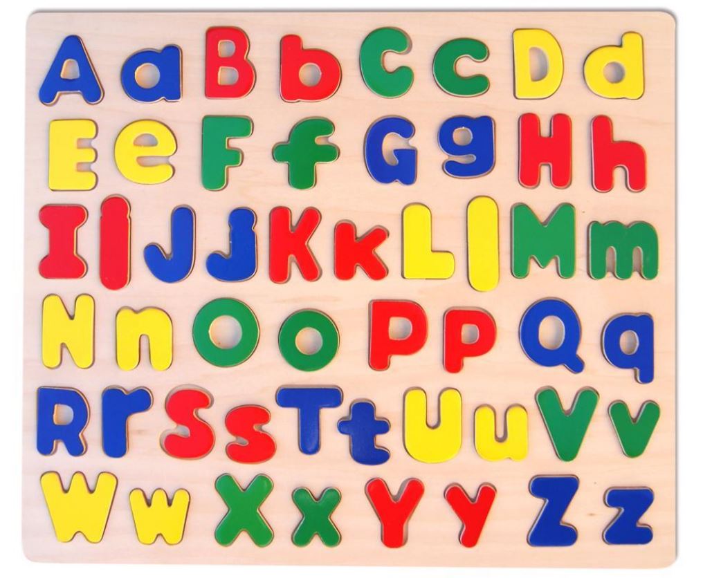 Fun Factory - Raised Lower & Upper Case Alphabet Puzzle