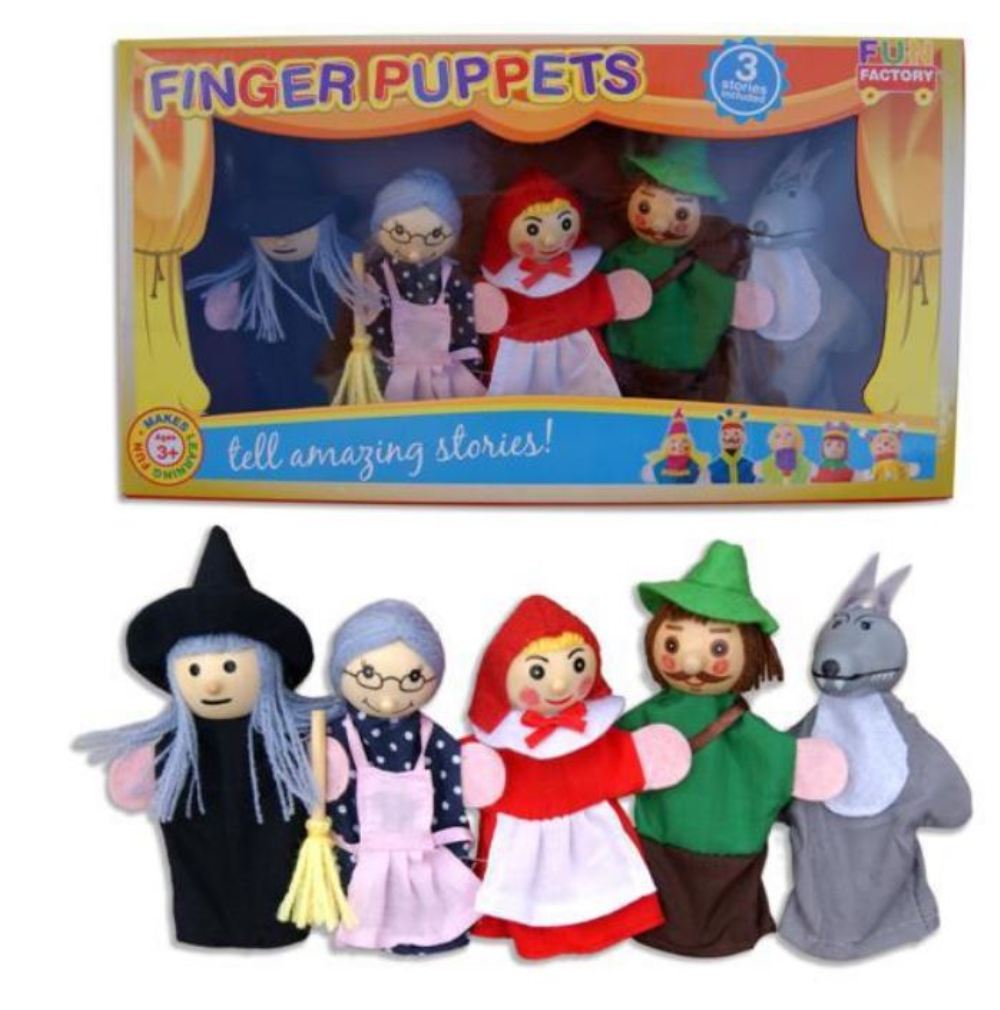 Fun Factory Finger Puppets - Red Riding Hood