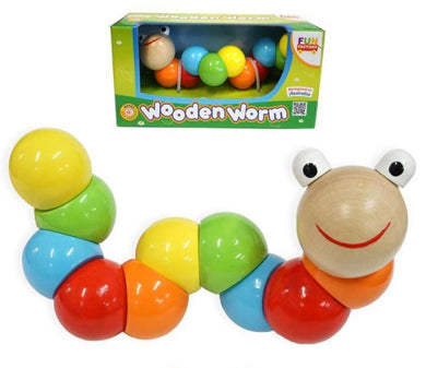 Fun Factory Jointed Wooden Worm 25 cm
