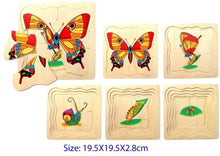 Fun Factory - Wooden Butterfly 5 layers puzzle