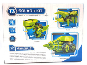 DIY 3 in 1 Solar Robot Kit