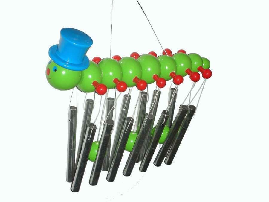 Kaper Kidz - Wooden Caterpillar Wind Chime