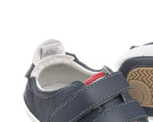 Playette Benji Navy Twin Strap Pre-walker Shoes