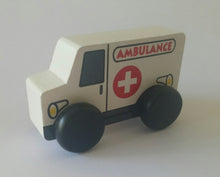 Fun Factory - Wooden Ambulance / Police / Fire Car