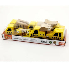 Viga - 6 Pcs Wooden Construction Vehicles