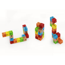 Fun Factory Colourful Wooden Twist & Lock Blocks