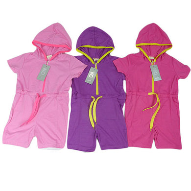 Kids Hooded Playsuit