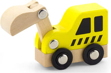 Viga - 6 Pcs Wooden Construction Vehicles