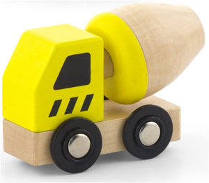 Viga - 6 Pcs Wooden Construction Vehicles