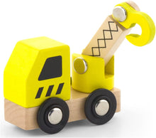 Viga - 6 Pcs Wooden Construction Vehicles