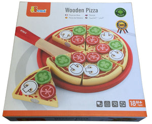Viga - Wooden Pizza with topping (20cm D)