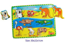Fun Factory - Wooden Puzzle with Knobs - Australian Animals