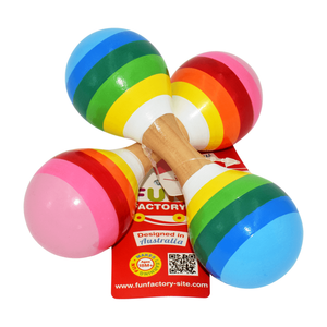 Mini Wooden Double Maraca