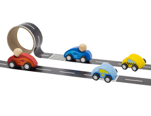 8m Road Track Tape with 1 Wooden Car
