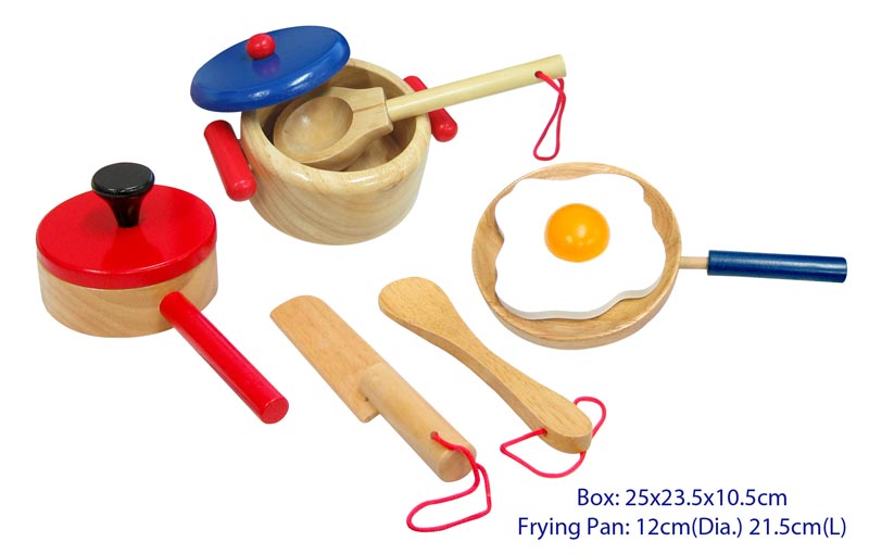 Fun Factory - 9 Pcs Wooden Cooking Set