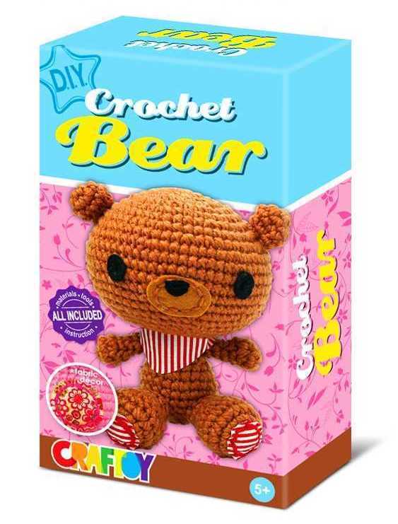 DIY Crochet Bear Doll Kit