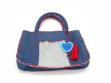 DIY Trendy Denim Bag Sewing Kit with safety needle