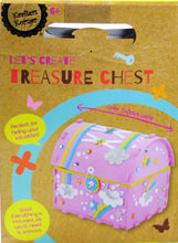 Krafters Korner DIY Craft Kit - LET'S CREATE TREASURE CHEST