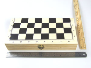Fun Factory - 3 in 1 Fold Up Game Set: Chess, Checkers and Backgammon