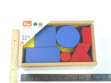 Viga - 48 Pcs Wooden Logic Blocks in box