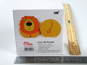 Elka Wooden Lion 3D Puzzle