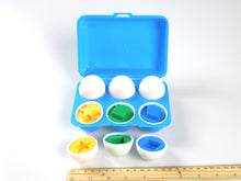 12 Pcs (6 eggs) Shape Egg Puzzle Set in Plastic Case