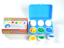 12 Pcs (6 eggs) Shape Egg Puzzle Set in Plastic Case