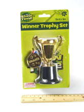 Winner Gold Medal and Trophy Toy Set
