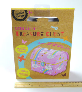 Krafters Korner DIY Craft Kit - LET'S CREATE TREASURE CHEST