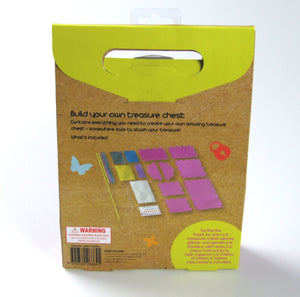 Krafters Korner DIY Craft Kit - LET'S CREATE TREASURE CHEST