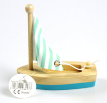 Wooden Toy Sail Boat (small)