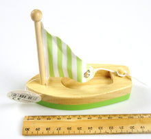 Wooden Toy Sail Boat (small)