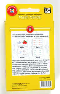 Blending Consonants & Digraphs Flash Cards