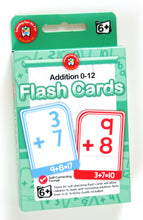 Addition 0-12 Flash Cards
