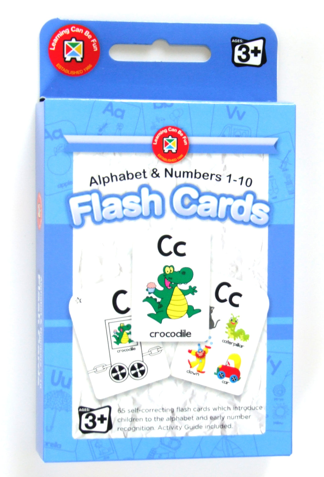 Alphabet and Numbers 1-10 Flash Cards