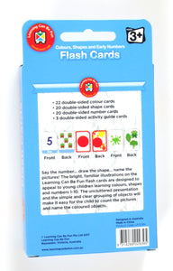 Colours, Shapes and Early Numbers Flash Cards