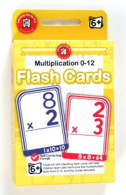 Multiplication 0-12 Flash Cards