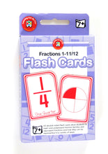 Fractions 1-11/12 Flash Cards